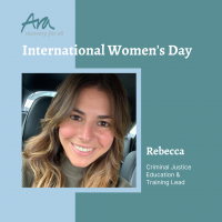 Rebecca Criminal Justice Education and Training Lead for Ara Gambling Service - international women's day