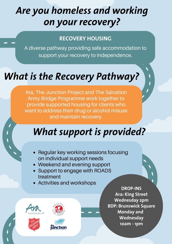 Are you homeless in Bristol? Ara provides supported housing and dry houses for substance misuse